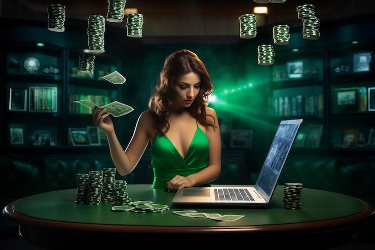 Ilustrasi panduan bermain live casino secara bertanggung jawab di platform taisentoto Indonesia